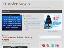 Tablet Screenshot of kristoferbrozio.com